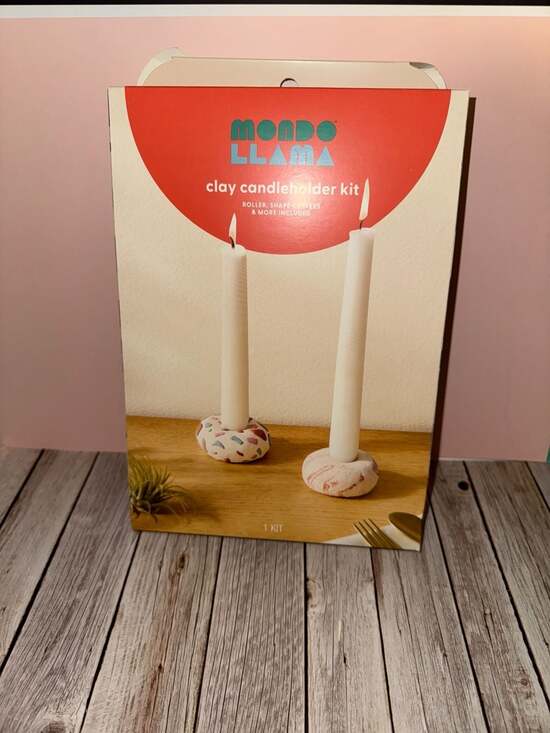 Mondo Llama Other - Mondo Llama Clay Candleholder Kit